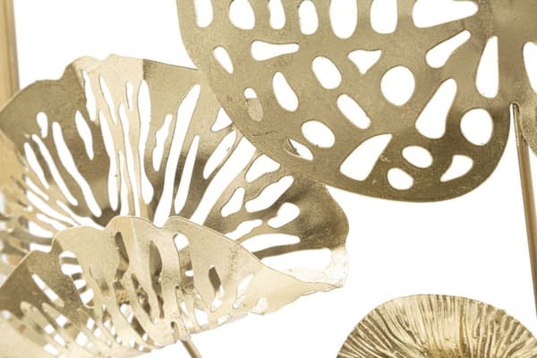 FURNLUX VÄGGKONST BLOMMA GULD 50CM