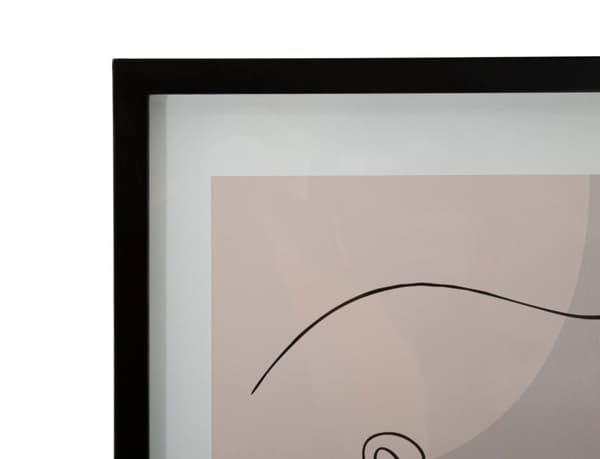 FURNLUX VÄGGKONST STÄMPEL ROSA 35CM