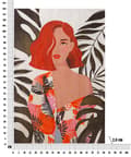 Miniatyrbild 6 av 6: FURNLUX VÄGGKONST LADY RED 80CM