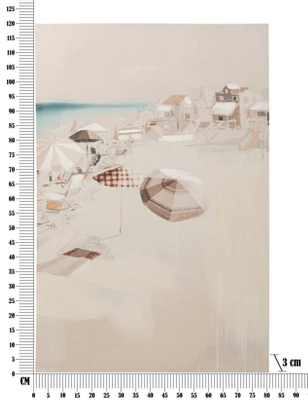 FURNLUX VÄGGKONST STRAND BEIGE 80CM