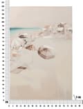 Miniatyrbild 6 av 6: FURNLUX VÄGGKONST STRAND BEIGE 80CM