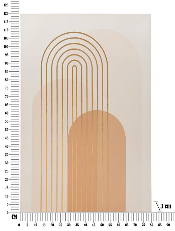 FURNLUX VÄGGKONST SHINE BEIGE 80CM