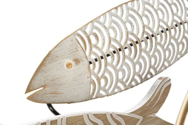 FURNLUX VÄGGKONST FISK BEIGE 143CM