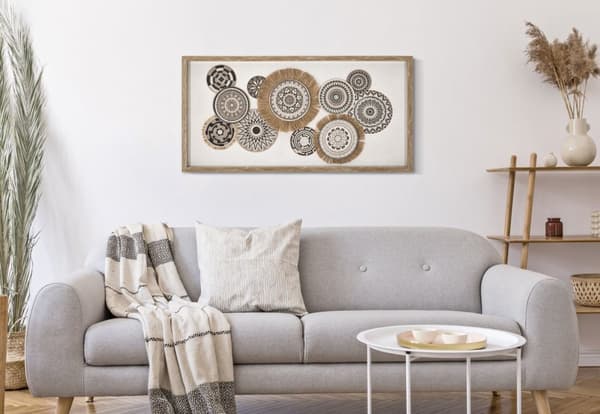 FURNLUX VÄGGKONST MARCY BRUN 70CM