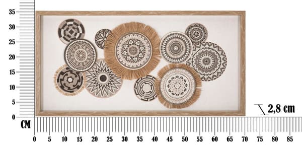 FURNLUX VÄGGKONST MARCY BRUN 70CM