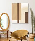 Miniatyrbild 5 av 6: FURNLUX VÄGGKONST LOFTY BEIGE 80CM