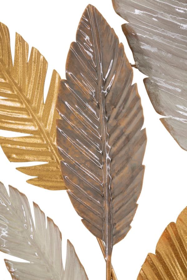 FURNLUX VÄGGKONST PALM GULD 73CM