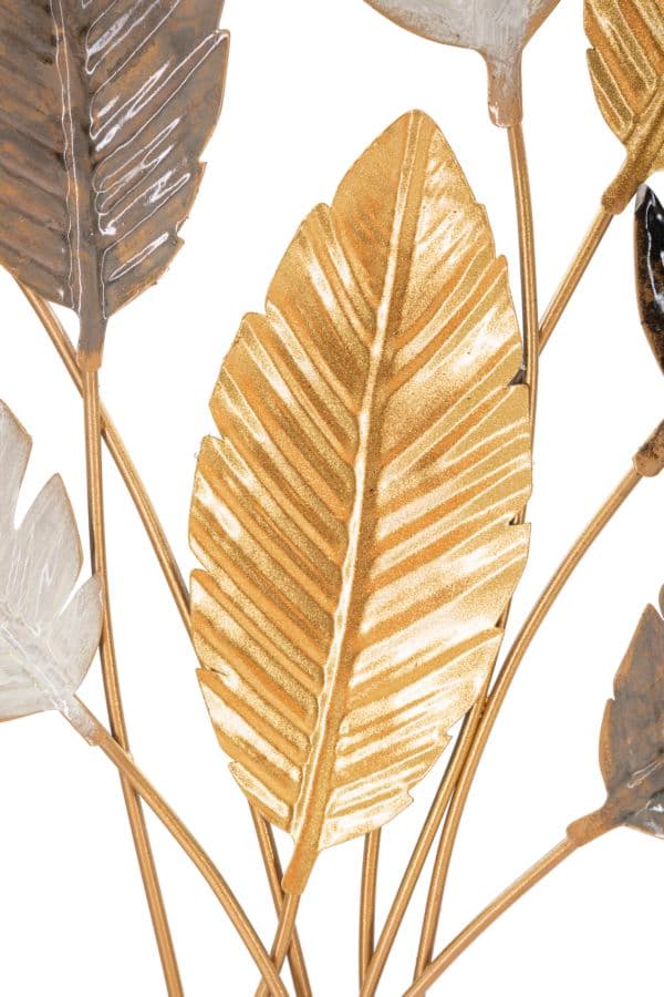 FURNLUX VÄGGKONST PALM GULD 73CM