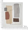 Miniatyrbild 6 av 6: FURNLUX VÄGGKONST FÄRG BEIGE 80CM