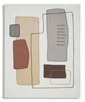 Miniatyrbild 1 av 6: FURNLUX VÄGGKONST FÄRG BEIGE 80CM