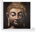 Miniatyrbild 6 av 6: FURNLUX VÄGGKONST BUDDHA SVART 100CM