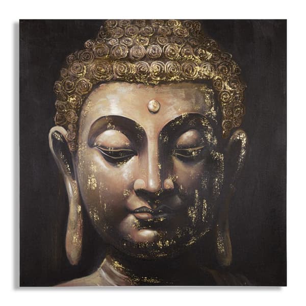 FURNLUX VÄGGKONST BUDDHA SVART 100CM