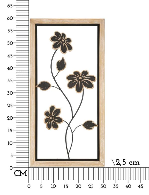 FURNLUX VÄGGKONST GIRISH BRUN 30CM