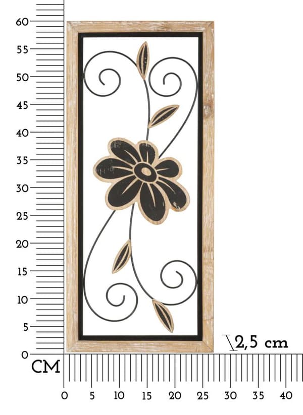 FURNLUX VÄGGKONST KOMAN BRUN 26CM