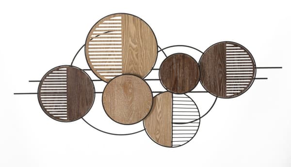 FURNLUX VÄGGKONST WOODY BROWN 134CM