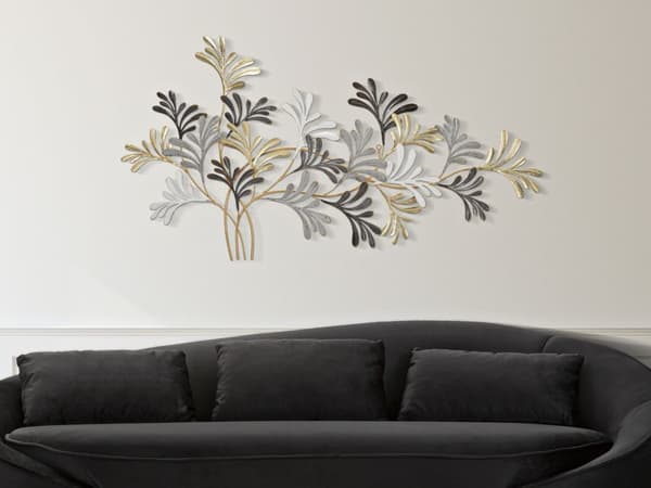 FURNLUX VÄGGKONST LIXY GRÅ 131CM