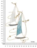Miniatyrbild 6 av 6: FURNLUX VÄGGKONST VELA BLÅ 52CM