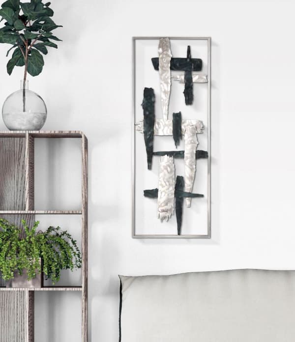 FURNLUX VÆGKUNST NEWY GREY 29CM
