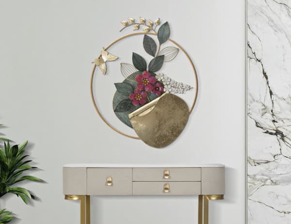 FURNLUX VÄGGKONST GARD RÖD 67CM