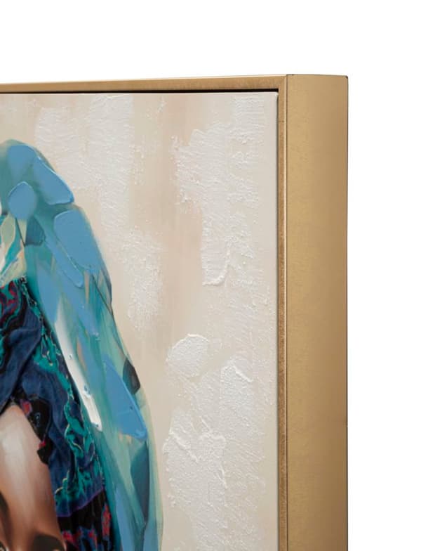 FURNLUX VÄGGKONST AYDA BLÅ 72CM