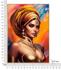 Miniatyrbild 8 av 8: FURNLUX VÄGGKONST SAMIRA ORANGE 72CM