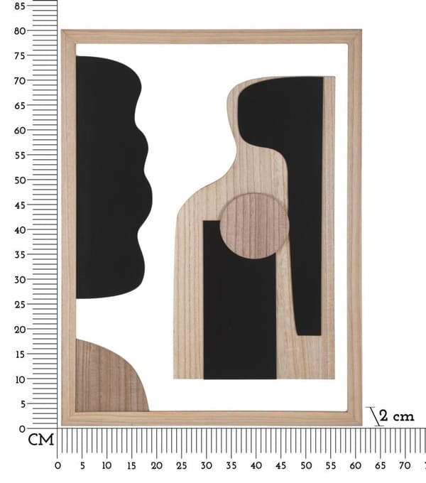 FURNLUX VÆGKUNST ASTROY BEIGE 60CM