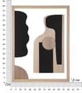Miniatyrbillede 6 af 6: FURNLUX VÆGKUNST ASTROY BEIGE 60CM