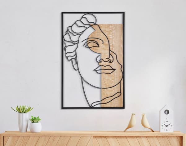 FURNLUX VÄGGKONST DAVID BEIGE 50CM