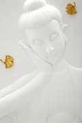 Miniatyrbild 2 av 6: FURNLUX VÄGGKONST BUDDHA VIT 46CM