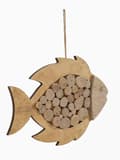 Miniatyrbild 2 av 6: FURNLUX VÄGGKONST FISK BEIGE 43CM
