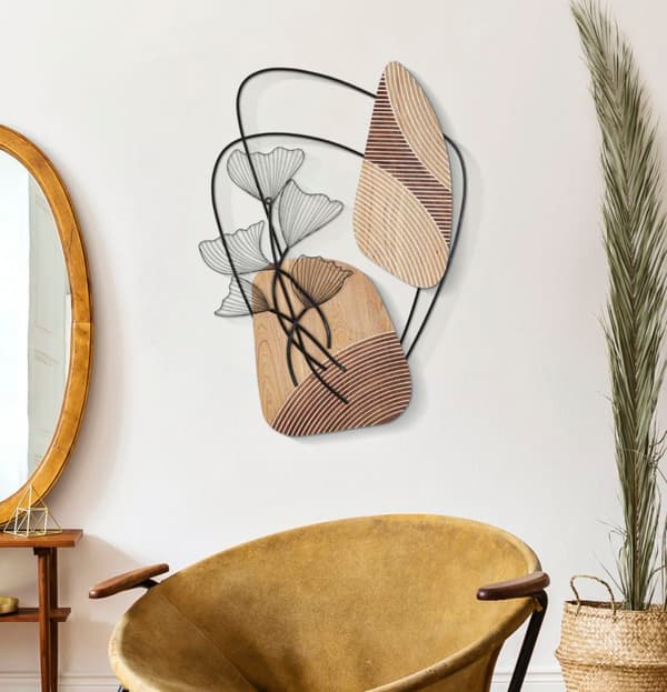 FURNLUX VÆGKUNST TALI SORT 70CM