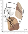 Miniatyrbillede 6 af 6: FURNLUX VÆGKUNST TALI SORT 70CM
