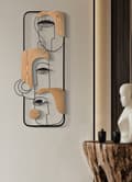 Miniatyrbild 5 av 6: FURNLUX VÄGGKONST PICASSY SVART 38CM