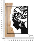 Miniatyrbild 6 av 6: FURNLUX VÄGGKONST TRIBY SVART 53CM