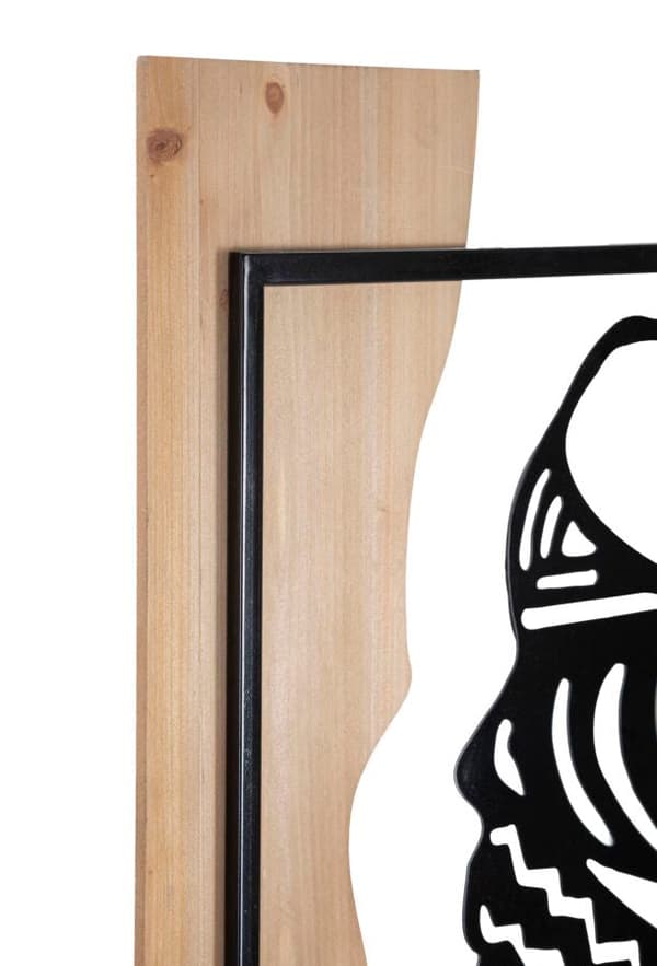 FURNLUX VÄGGKONST TRIBY SVART 53CM