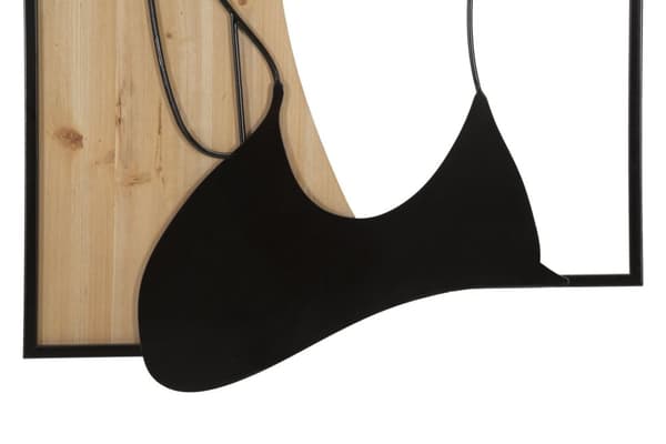 FURNLUX VÄGGKONST SKÖNHET SVART 60CM