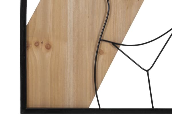 FURNLUX VÄGGKONST RANDIG SVART 50CM