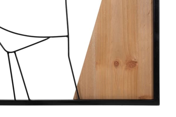 FURNLUX VÄGGKONST RANDIG SVART 50CM