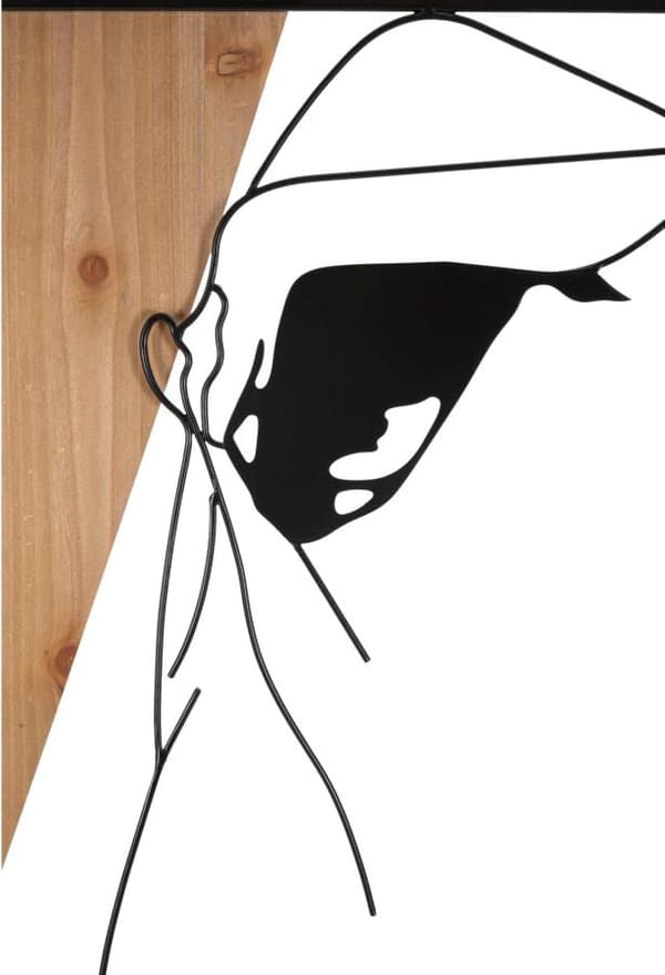 FURNLUX VÄGGKONST RANDIG SVART 50CM