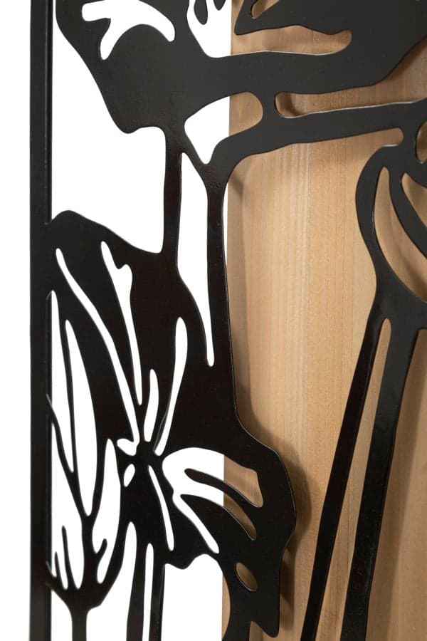 FURNLUX VÆGKUNST LOTUS SORT 60CM