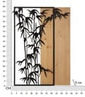 Miniatyrbild 6 av 6: FURNLUX VÄGGKONST BAMBU SVART 58CM