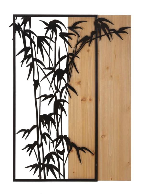 FURNLUX VÄGGKONST BAMBU SVART 58CM