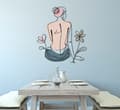 Miniatyrbild 5 av 6: FURNLUX VÄGGKONST LADY BEIGE 80CM