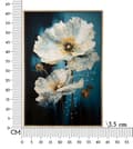 Miniatyrbild 6 av 6: FURNLUX VÄGGKONST BLÅVIT 42CM