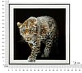 Miniatyrbild 6 av 6: FURNLUX VÄGGKONST JAGUAR SVART 82CM