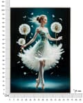 Miniatyrbild 7 av 7: FURNLUX VÄGGKONST DANSARE BLÅ 72CM