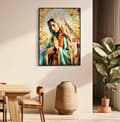 Miniatyrbild 6 av 7: FURNLUX VÄGGKONST MADONNA GUL 72CM