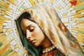 Miniatyrbild 2 av 7: FURNLUX VÄGGKONST MADONNA GUL 72CM