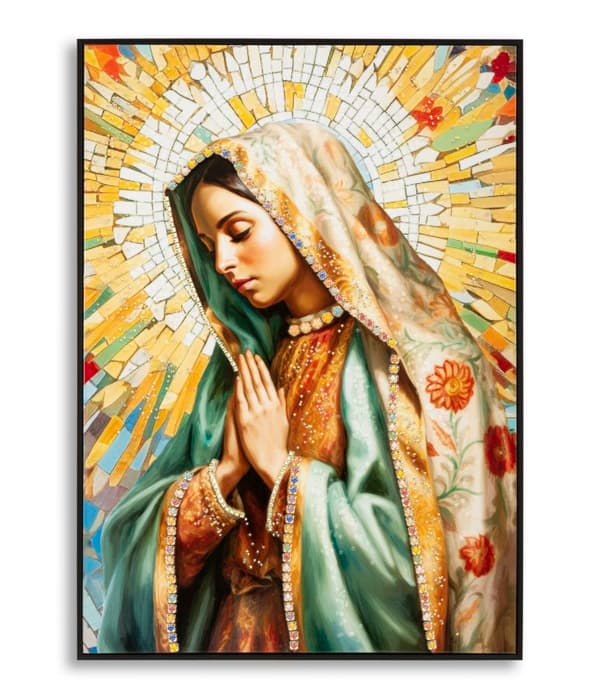FURNLUX VÄGGKONST MADONNA GUL 72CM