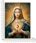 Miniatyrbild 7 av 7: FURNLUX VÄGGKONST MADONNA GULD 72CM